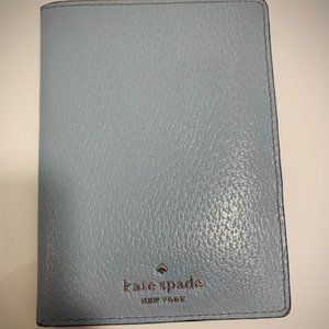 Kate Spade Blue Passport Holder/Wallet